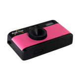 Camp Snap V105 Screen-Free Digital Camera | 8MP Point-and-Shoot Vintage Style, LED Flash, Rechargeable Battery, 500 Photos per charge, Includes 4GB Micro SD Card, for Kids and Adults, Flamingo Pink