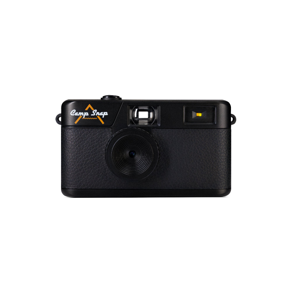 Camp Snap V105 Screen-Free Digital Camera | 8MP Point-and-Shoot Vintage Style, LED Flash, Rechargeable Battery, 500 Photos per charge, Includes 4GB Micro SD Card, for Kids and Adults, Stealth Black