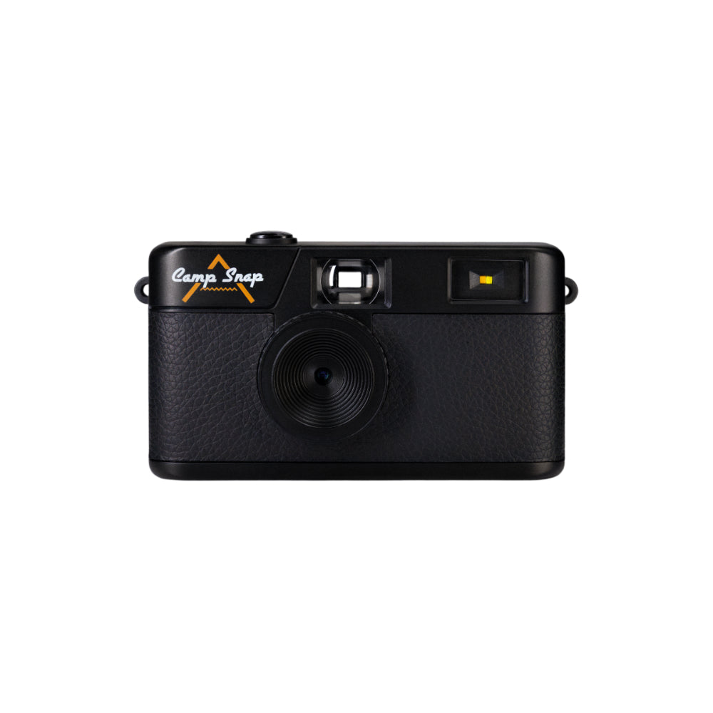 Camp Snap V105 Screen-Free Digital Camera | 8MP Point-and-Shoot Vintage Style, LED Flash, Rechargeable Battery, 500 Photos per charge, Includes 4GB Micro SD Card, for Kids and Adults, Stealth Black