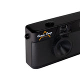 Camp Snap V105 Screen-Free Digital Camera | 8MP Point-and-Shoot Vintage Style, LED Flash, Rechargeable Battery, 500 Photos per charge, Includes 4GB Micro SD Card, for Kids and Adults, Stealth Black