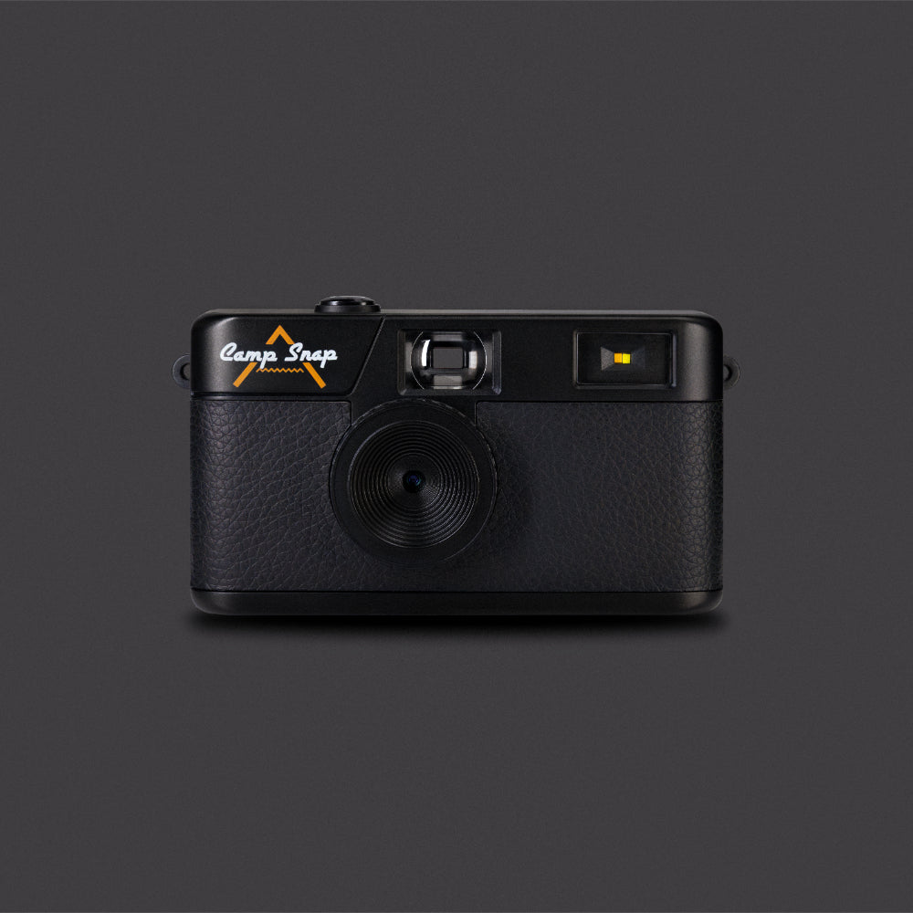 Camp Snap V105 Screen-Free Digital Camera | 8MP Point-and-Shoot Vintage Style, LED Flash, Rechargeable Battery, 500 Photos per charge, Includes 4GB Micro SD Card, for Kids and Adults, Stealth Black