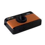 Camp Snap V105 Screen-Free Digital Camera | 8MP Point-and-Shoot Vinatge Style, LED Flash, Rechargeable Battery, 500 Photos per charge, Includes 4GB Micro SD Card, for Kids and Adults, Chestnut Brown