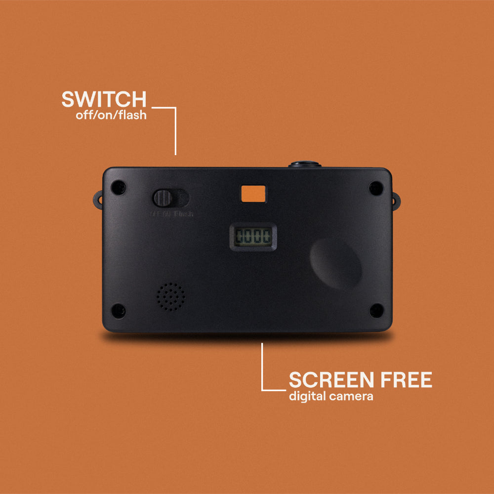 Camp Snap V105 Screen-Free Digital Camera | 8MP Point-and-Shoot Vinatge Style, LED Flash, Rechargeable Battery, 500 Photos per charge, Includes 4GB Micro SD Card, for Kids and Adults, Chestnut Brown