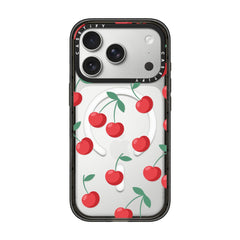 CASETIFY Iphone 17 Pro Impact Case Magsafe Cherries - Black