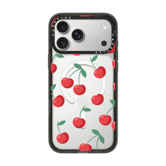 CASETIFY Iphone 17 Pro Max Impact Case Magsafe Cherries - Black