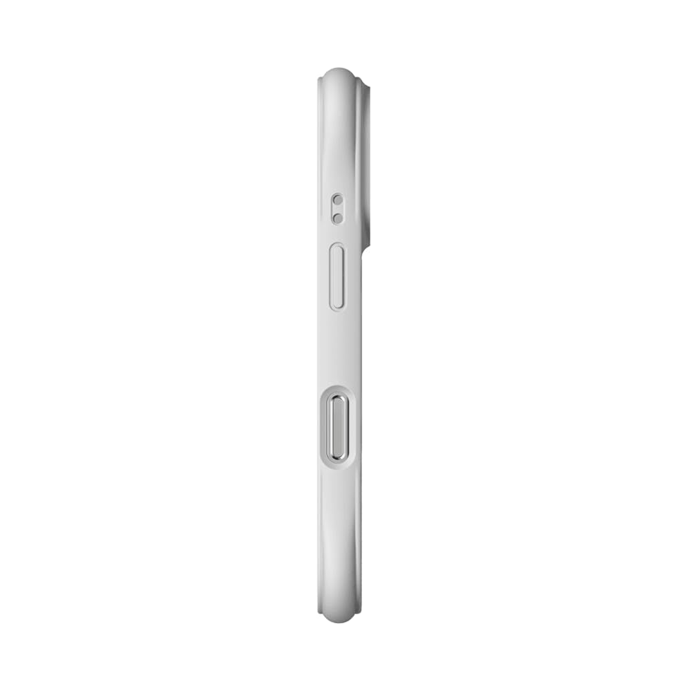 جراب CASETIFY Ripple لهاتف iPhone 16 Pro مع MagSafe باللون الأبيض