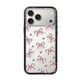 CASETiFY iPhone 18 Pro Max Compact Case | MagSafe Compatible, 4-Ft Drop Protection, 2x Military Grade, Slim Lightweight Case, Raised Bezel & Camera Ring, Charm-Ready - Black Frame / Pink Ribbon