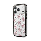 CASETiFY iPhone 18 Pro Max Compact Case | MagSafe Compatible, 4-Ft Drop Protection, 2x Military Grade, Slim Lightweight Case, Raised Bezel & Camera Ring, Charm-Ready - Black Frame / Pink Ribbon