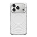 CASETiFY iPhone 18 Pro The Ripple Case | MagSafe Compatible, 6.6-Ft Drop Protection, Premium Soft-Touch Silicone, Anti-Static Coating, Raised Screen & Camera Edges, Slim Grip - White