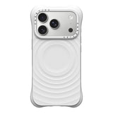CASETiFY iPhone 18 Pro The Ripple Case | MagSafe Compatible, 6.6-Ft Drop Protection, Premium Soft-Touch Silicone, Anti-Static Coating, Raised Screen & Camera Edges, Slim Grip - White