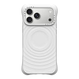 CASETiFY iPhone 18 Pro Max The Ripple Case | MagSafe Compatible, 6.6-Ft Drop Protection, Premium Soft-Touch Silicone, Anti-Static Coating, Raised Screen & Camera Edges, Slim Grip - White