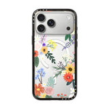 CASETiFY iPhone 18 Pro Max Compact Case | MagSafe Compatible, 4-Ft Drop Protection, 2x Military Grade, Slim Lightweight Case, Raised Bezel & Camera Ring, Charm-Ready - Black Frame / Alpine Florals