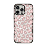 CASETIFY iPhone 16 Pro Impact Case With MagSafe Dusty Pink Leopard