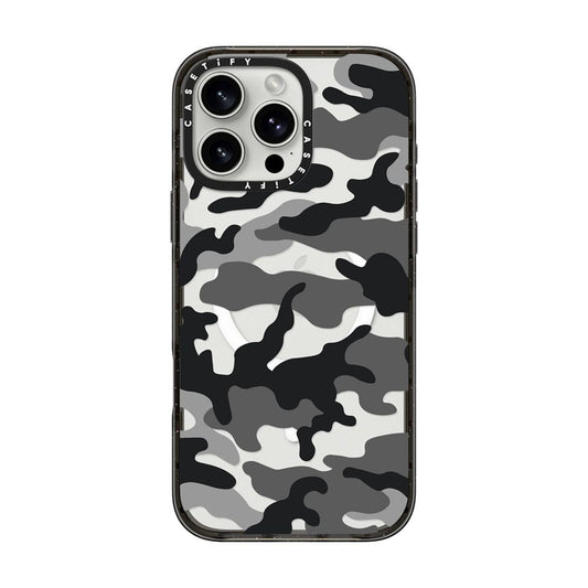 جراب CASETIFY المقاوم للصدمات لهاتف iPhone 16 Pro مع غطاء MagSafe مموه