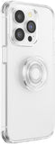 PopSockets PopGrip Standard| Gel Phone Grip & KickStand, Cemovable Ceusable Washable, Works with  Smooth Hard Plastic Case, Easy Remove Top for Wireless Charging - Clear