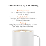 EMBER Mug 2 Temperature Control Mug 14Oz / 414 ML White Uk Plug