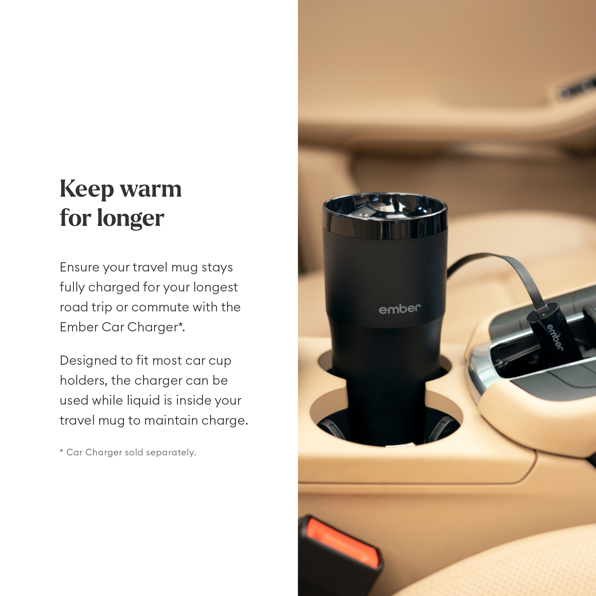 EMBER Travel Mug 2 Plus Temperature Control 12 Oz / 355 ML Black Uk Plug