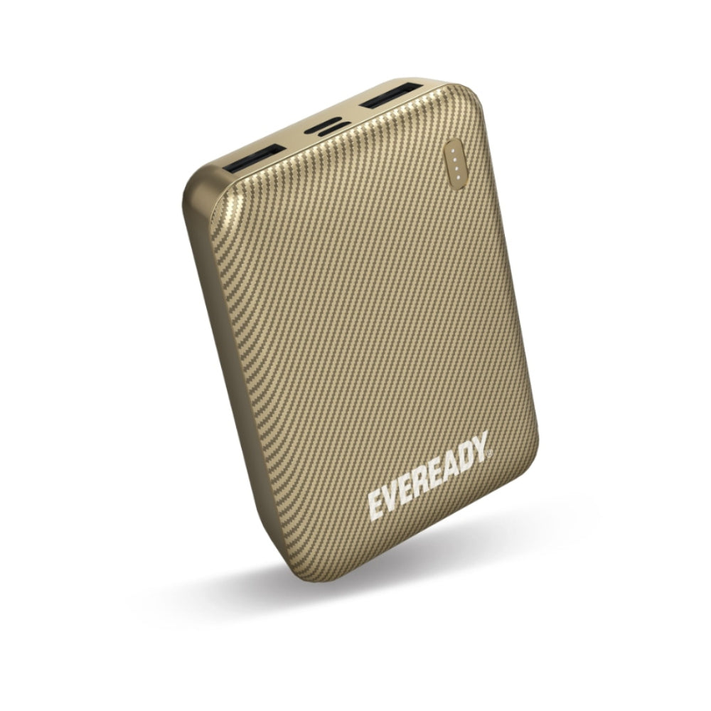 EVEREADY Fast Charger Portable Power Bank Mini 10000mAh - Gold