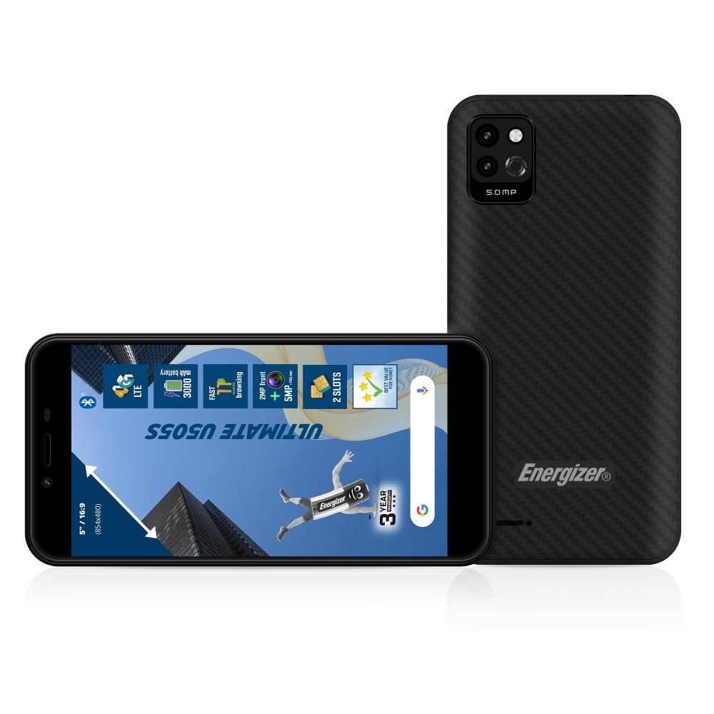 ENERGIZER - U505S Mobile Phone 5.0 Inches LCD 4G Dual Sim WIFI 3000mAh - Black