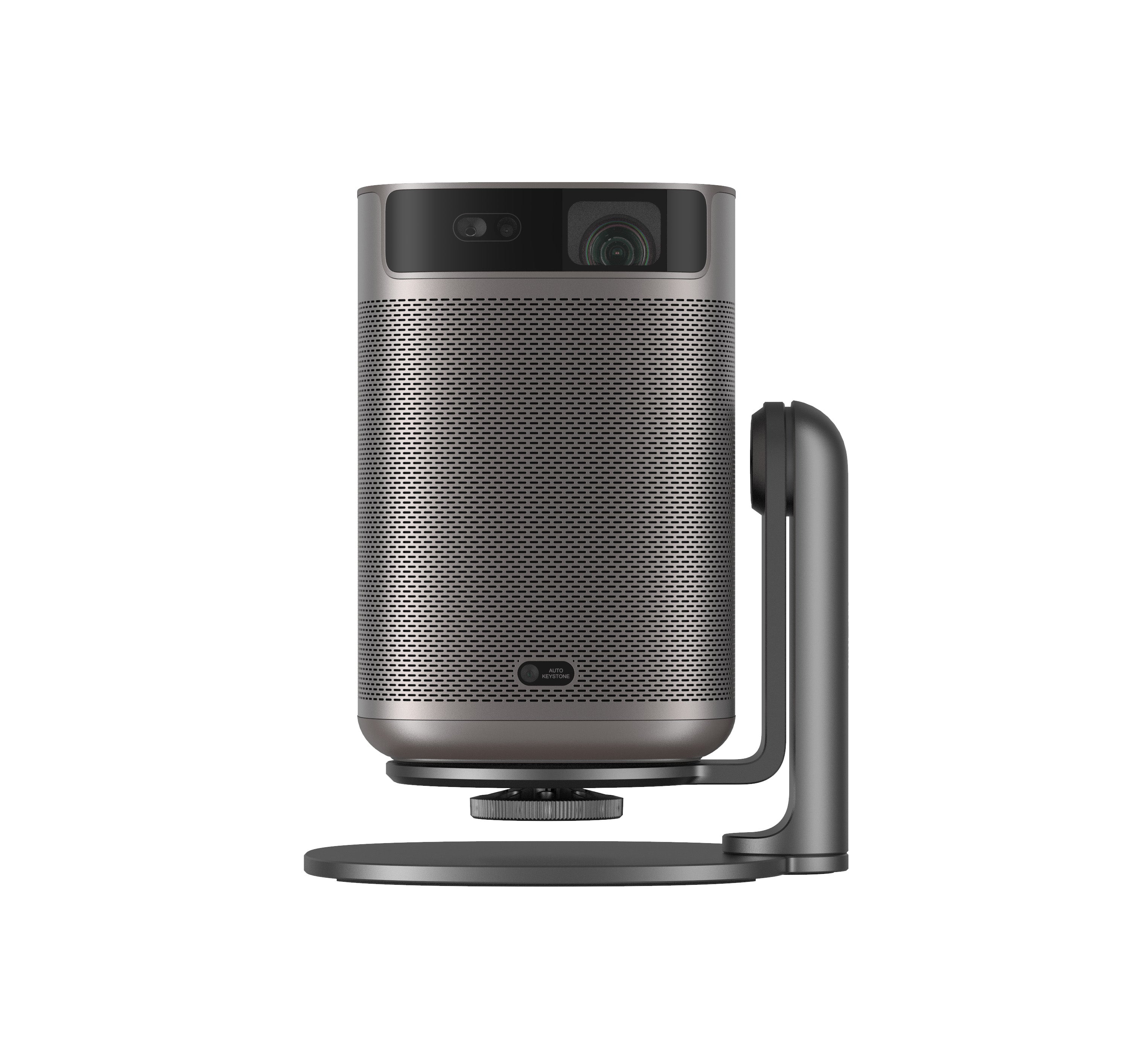 XGIMI MoGo 2 Pro with Multi-Angle Stand bundle, in use