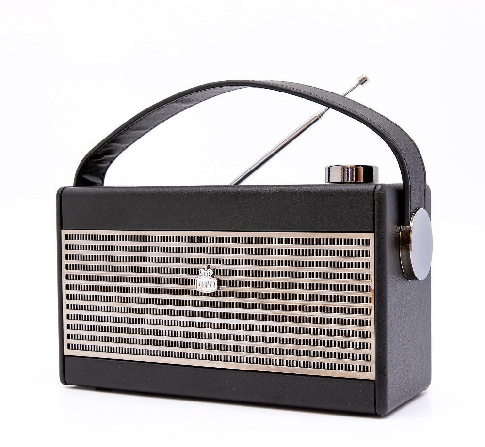 GPO Darcy Portable Analogue Radio Black