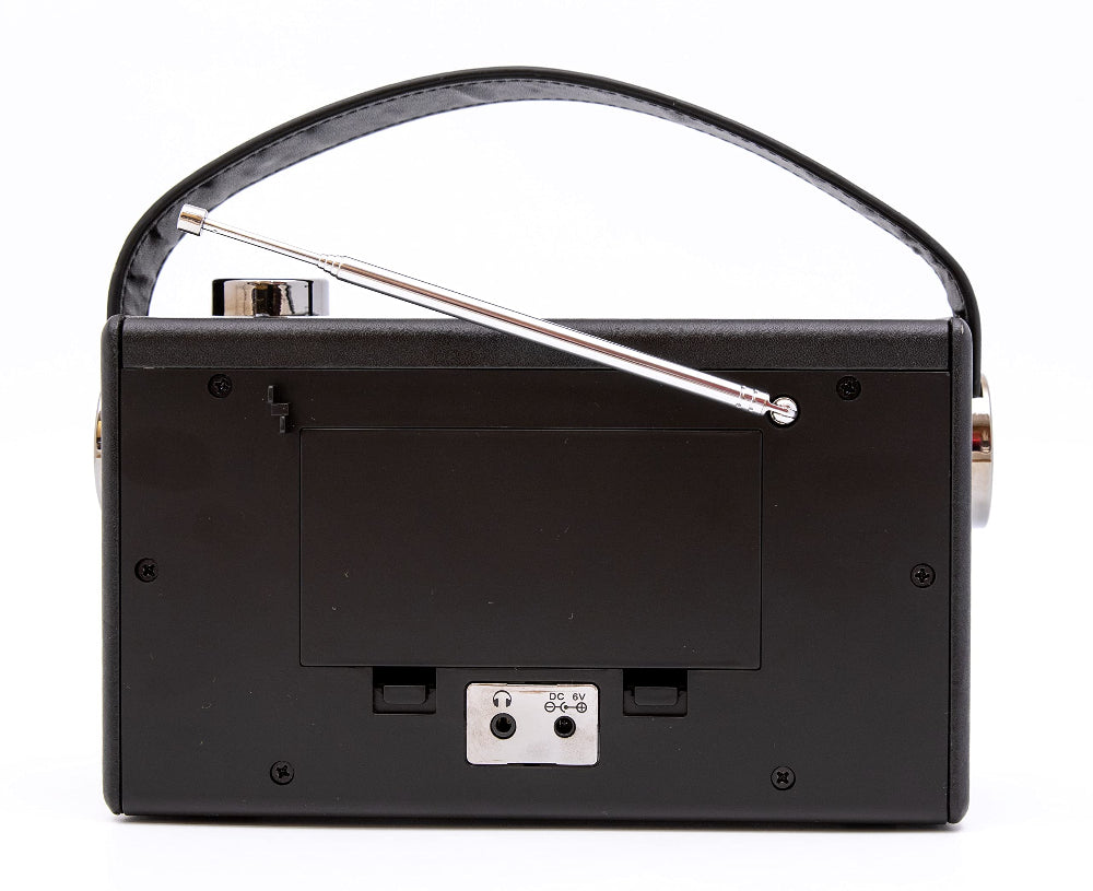 GPO Darcy Portable Analogue Radio Black
