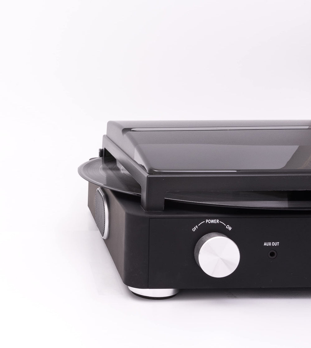 GPO Stylo II Vinyl Record Player Black
