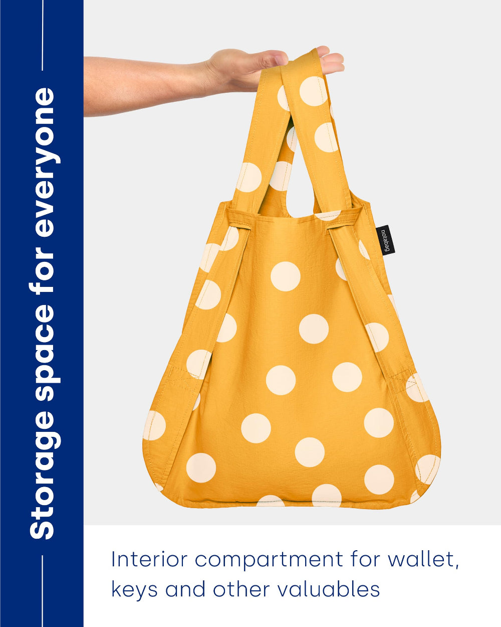 NOTABAG Multi-functional Original Bag - Golden Dots