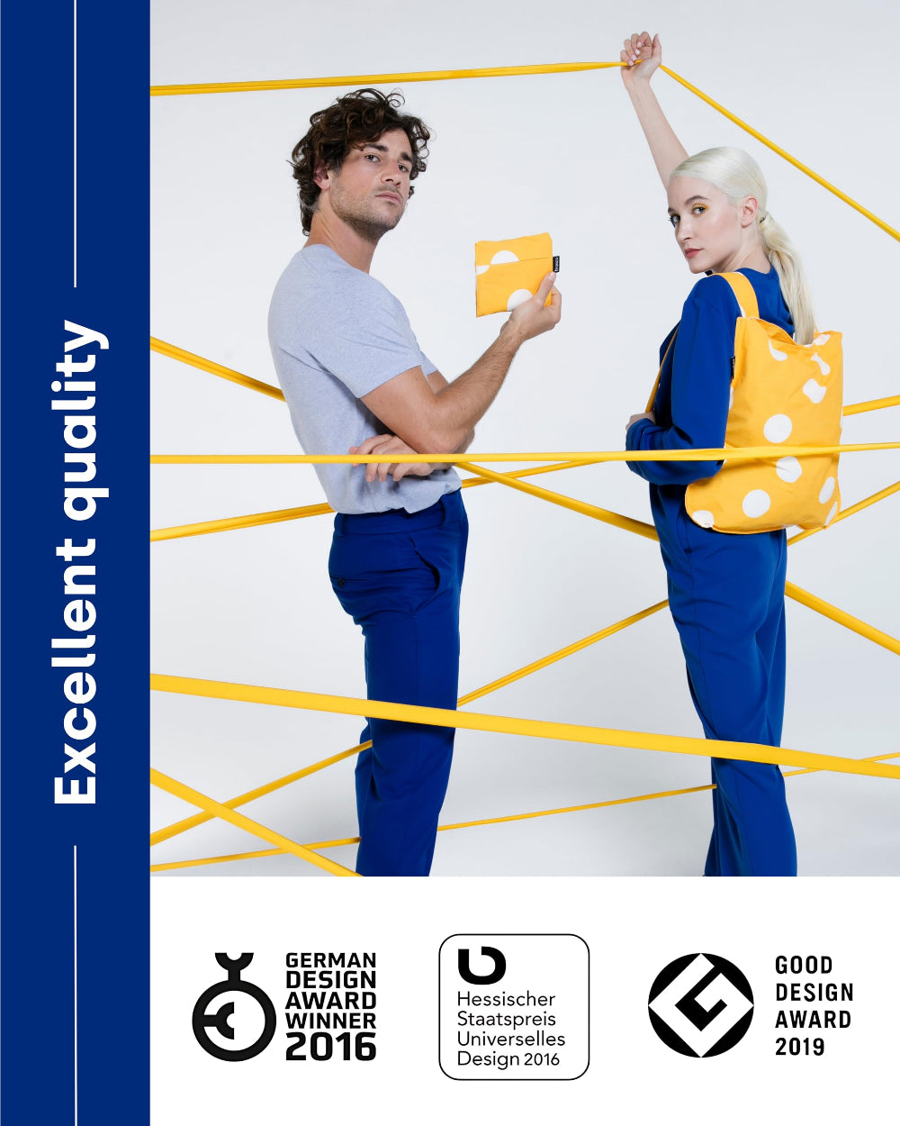 NOTABAG Multi-functional Original Bag - Golden Dots