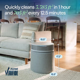 جهاز تنقية الهواء بلو إير، أزرق 4.0، كبير، رمادي فاتح