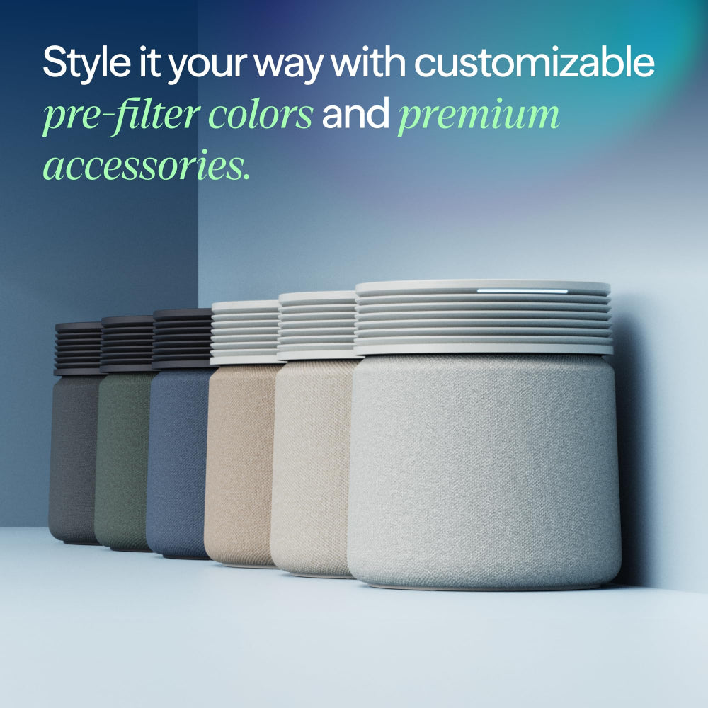 جهاز تنقية الهواء بلو إير، أزرق 4.0، كبير، رمادي فاتح