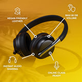 HAPPY PLUGS Play Youth Wireless Headphones - Black