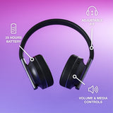 HAPPY PLUGS Play Youth Wireless Headphones - Black