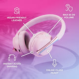 HAPPY PLUGS Play Youth Wireless Headphones - Pink Gold