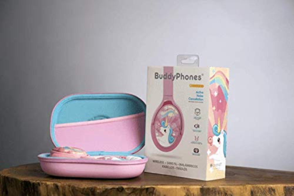Buddyphones - Cosmos Active Noise Cancellation Bluetooth Headphones - Unicorn