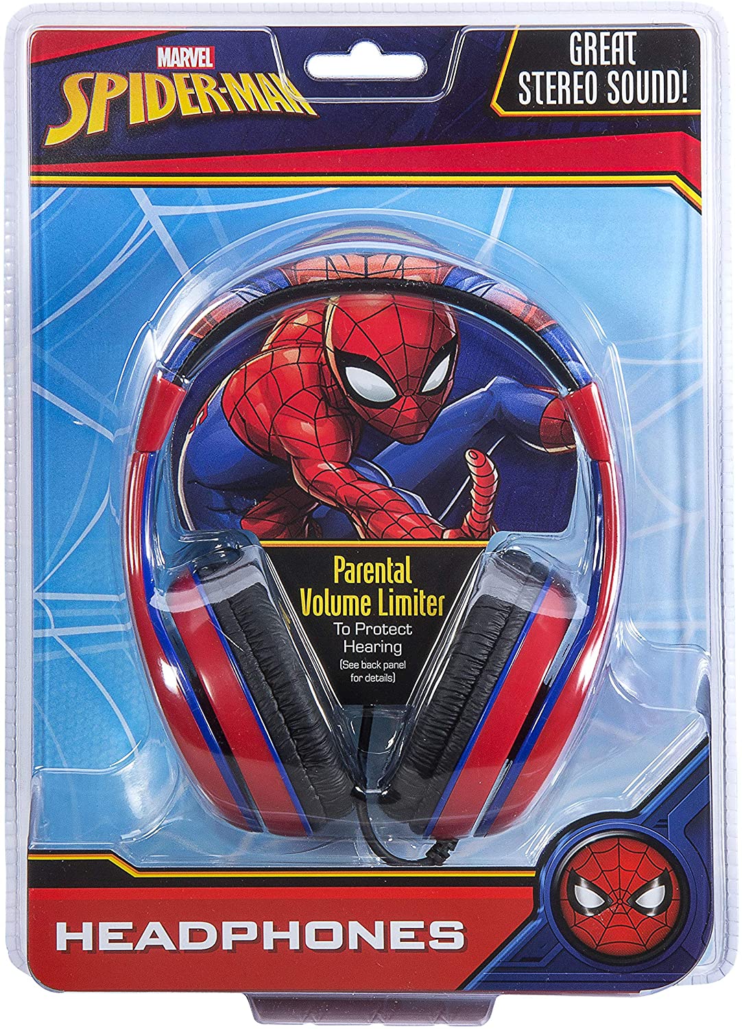 [OPEN BOX] KIDdesigns Over-Ear Headphone Spider Man