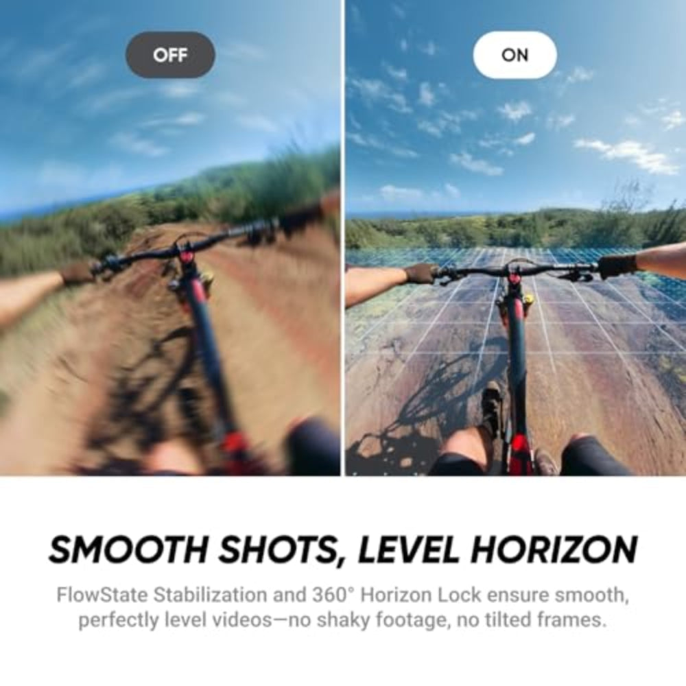 Insta360 X4 Air Essential Bundle | Lightest 8K 360 Action Camera for Epic Adventures| for Travel, Sports, Family Moments, Vlogging| Smooth, Stable, Easy-to-Edit Videos Anytime, Anywhere - Black