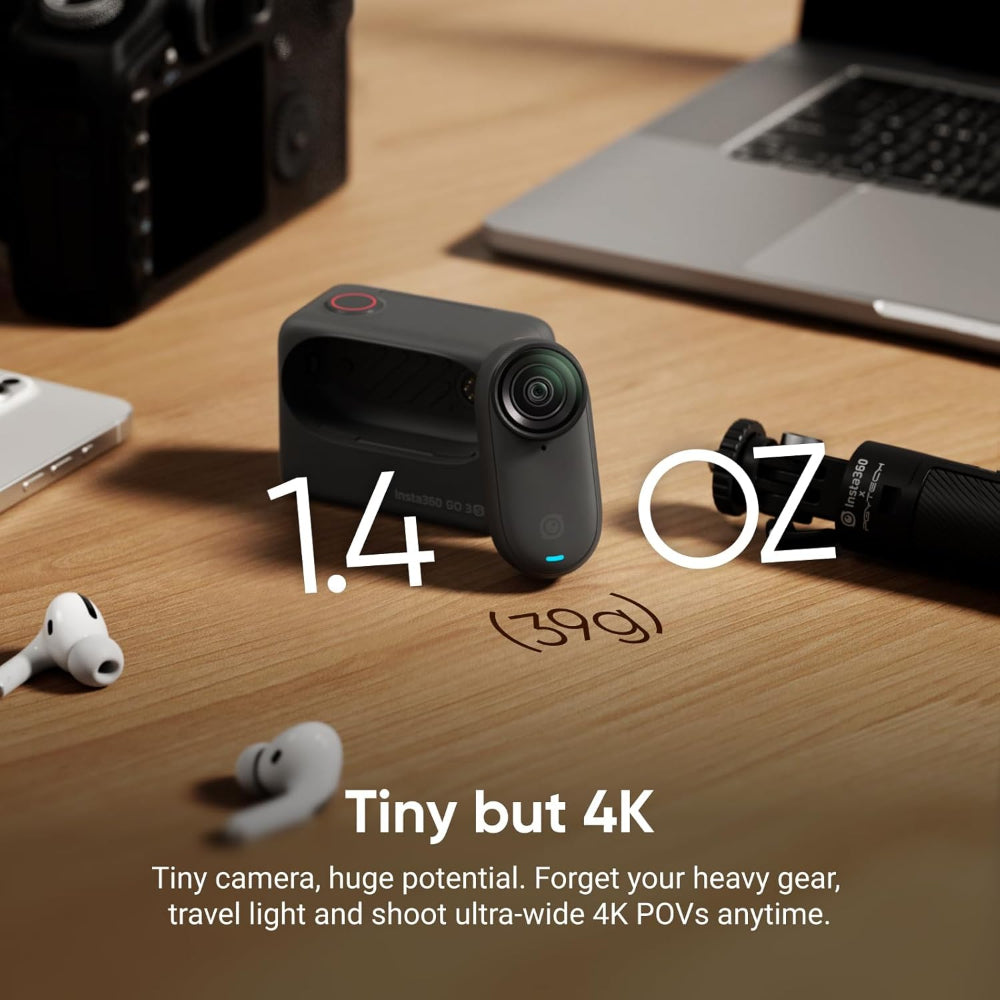 Insta360 GO 3S Special Edition Motorcycle POV Bundle - Black