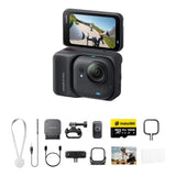 Insta360 GO Ultra Premium Cycling Bundle Midnight Black - Tiny 4K Cam, Lightweight & Portable, Low Light Excellence, Mount Anywhere, FlowState Stabilization, 200 Min Battery Life