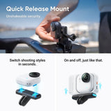 Insta360 GO Ultra Premium Cycling Bundle Midnight Black - Tiny 4K Cam, Lightweight & Portable, Low Light Excellence, Mount Anywhere, FlowState Stabilization, 200 Min Battery Life