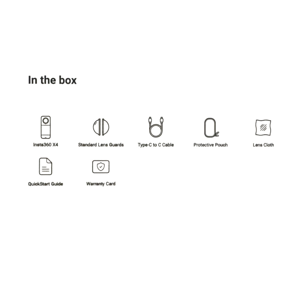 Insta360 X4 Stand Alone| Waterproof 8K 360 Action Camera, 4K Wide-Angle Video, Invisible Selfie Stick Effect, Removable Lens Guards, 135 Min Battery Life, AI Editing, Auto Stabilization - Black