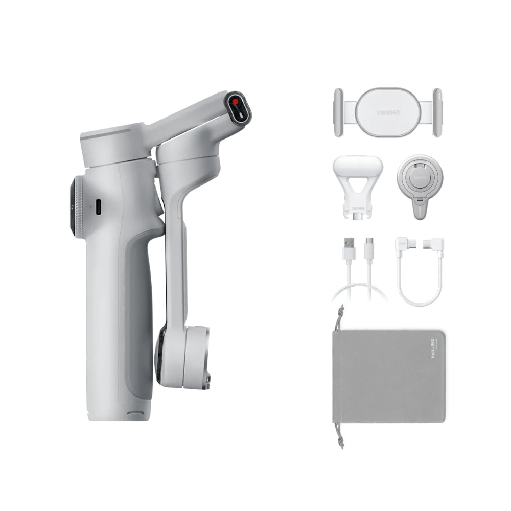 Insta360 Handheld Gimbals Flow 2 Pro Creator Bundle Stone Grey