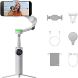 Insta360 Flow 2 Pro| Creator Kit | Ultimate AI Tracking Stabilizer, 360? Pan Tracking, Built-in Tripod/Selfie Stick, Track in 200+ Apps with Apple DockKit, Multi-Person Tracking – Stone Grey