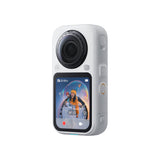 INSTA360 X6 360 Camera Standard Bundle| 8K Camera + Pouch + Cable + Lens Cloth, Dual 1" Sensors + Triple AI Chips, 140 mins @8K30fps Battery Life, Replaceable Lens, 20m WaterProofing - Arctic White