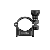 Insta360 Selfie Stick Ring Mount attached to selfie stick