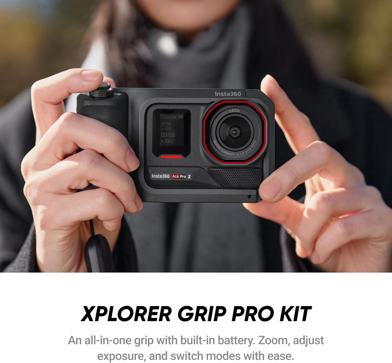 Insta360  Ace Pro 2  Flash Print Bundle  Midnight Black