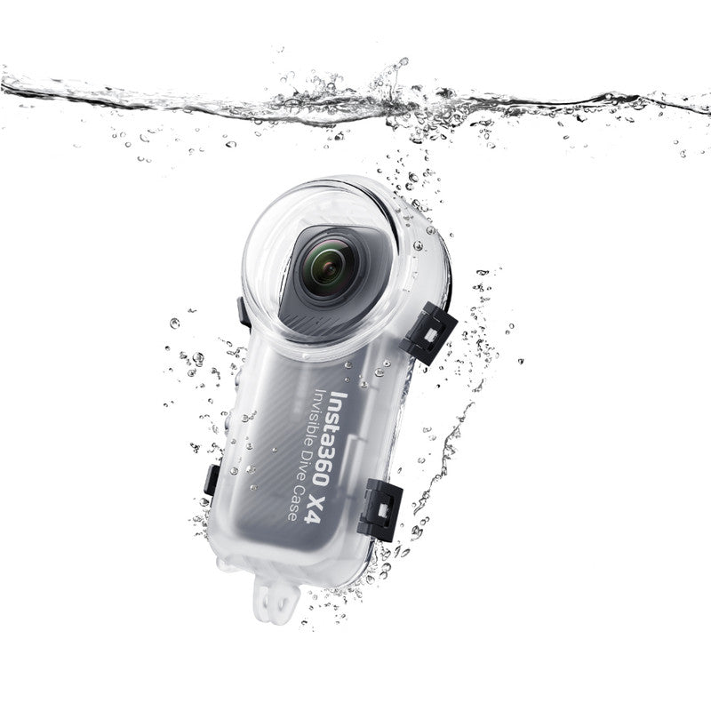 Insta360 X4 Invisible Dive Case for underwater 360 video