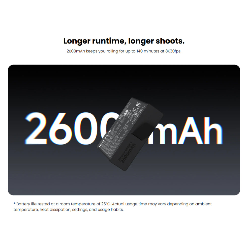 Insta360 X6 Xtreme Battery - 2600mAh