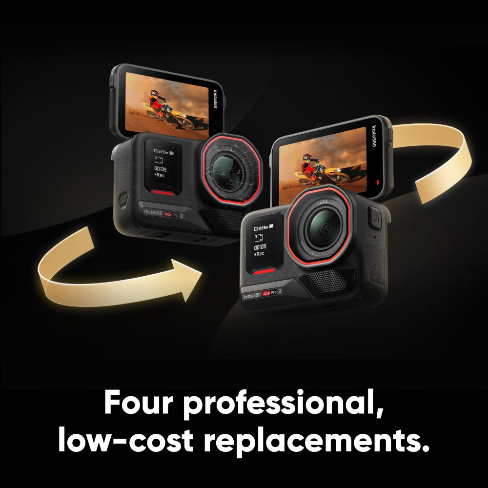 Insta360 FlexiCare 2 Year Plan for Ace Pro 2| Global Accidental Damage Protection, Free 2-Way Shipping, 4x Low-Cost Replacements & Professional Service within 2 years for Insta360 Ace Pro 2