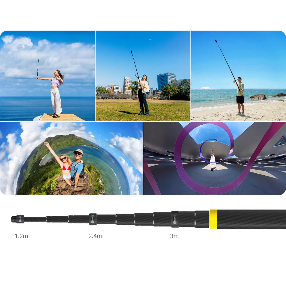 Insta360 Enhanced Extended Edition Invisible Selfie Stick
